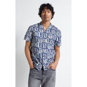 Vintage Tommy Hilfiger Jeans Short Sleeve Button Up Shirt - Size‎ XXL